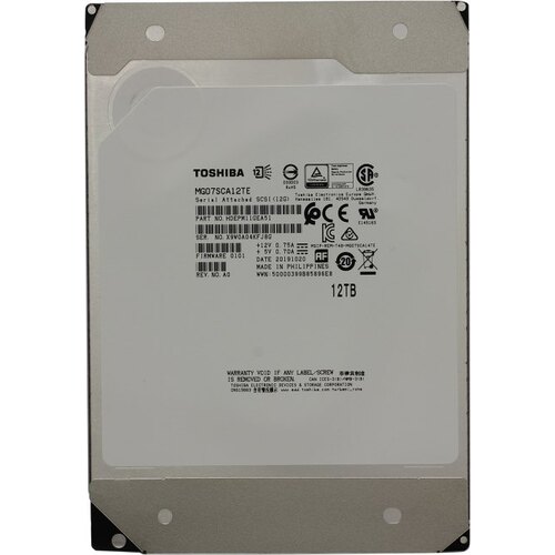 Жесткий диск 3.5" Toshiba MG 12 Тб MG07SCA12TE SAS 12Gb/s