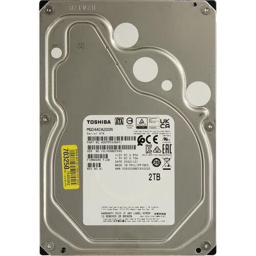 Жесткий диск 3.5" Toshiba Enterprise Capacity 2 Тб MG04ACA200N SATA 6Gb/s (SATA-III)