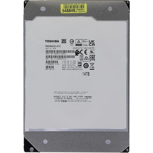 Жесткий диск 3.5" Toshiba MG08 14 Тб MG08ACA14TE SATA 6Gb/s (SATA-III)