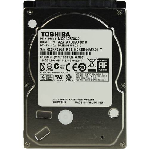 Жесткий диск 2.5" Toshiba 320 Гб MQ01ABD032 SATA-II