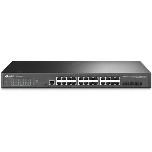 TP-LINK <SG3428X> Управляемый коммутатор (24 x 1 Гбит/с, 4 x SFP)