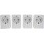 Умная розетка TP-LINK TAPO P100 (4-PACK), вид спереди