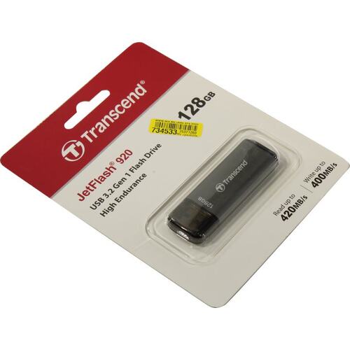 Флешка Transcend JetFlash 920 TS128GJF920 USB 128 ГБ Пароль