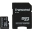 Карта памяти Transcend Premium 200X TS32GUSDHC10 microSDHC Class 10 32 ГБ +microSD->SD адаптер, вид сверху