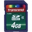 Карта памяти Transcend TS4GSDHC4 SDHC Class 4 4 ГБ, вид сверху