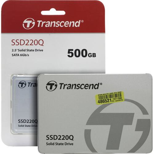 SSD Transcend SSD220Q <TS500GSSD220Q> (500 Гб, 2.5