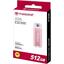 Transcend TS512GESD300P    Transcend, 512GB, External SSD, ESD300P, USB 10Gbps, Type C, Pink,  
