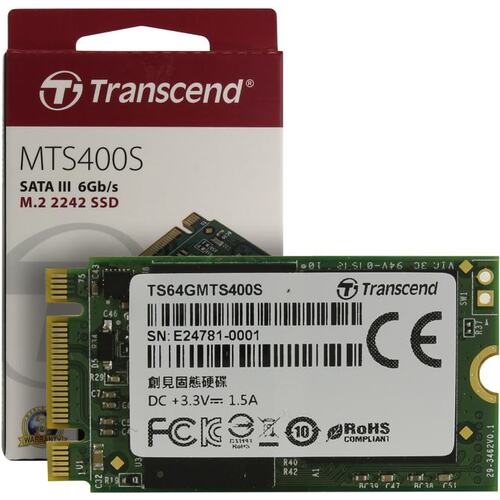 SSD Transcend MTS400S <TS64GMTS400S>