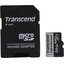 Карта памяти Transcend High Endurance 350V TS64GUSD350V microSDXC UHS-I Class 1 (U1), Class 10 64 ГБ +microSD->SD адаптер, вид сверху