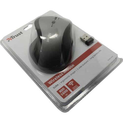 Беспроводная Мышь Trust SURA 19938 (USB 1.1, 6btn, 1600 dpi)