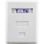 Розетка внешняя RJ-45 TWT TWT-SM1-45-WH, вид сверху
