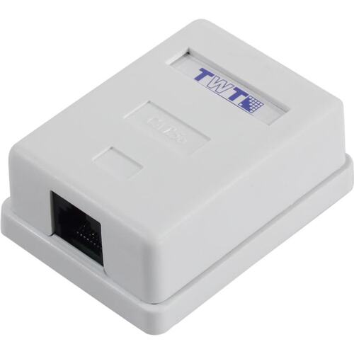 Розетка внешняя RJ-45 TWT TWT-SM1-45-WH