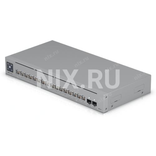 UBIQUITI <USW-Pro-Max-16> Управляемый коммутатор (12 x 1 Гбит/с + 4 x 2.5 Гбит/с, 2 x SFP+, 16 портов PoE 60Вт)