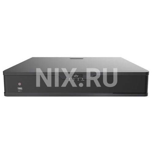 NVR304-16E2-P16 Uniview Видеорегистратор IP 16-ти канальный 4K с 16 PoE портами; Входящий поток на запись до 320Мбит/с;