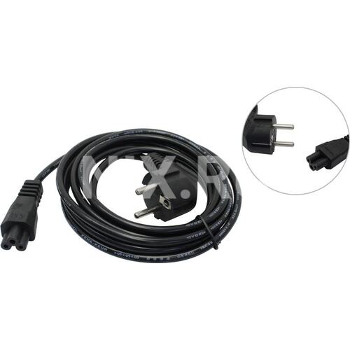 Кабель питания C5 ("Чебурашка" или "Микки Маус") - розетка 220V VCOM CE022-CU0.5 3 м.