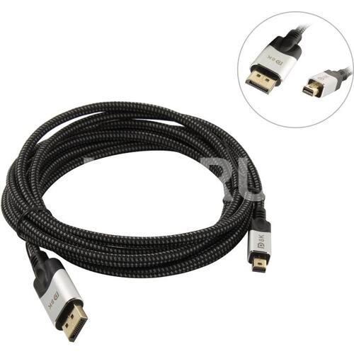 Кабель DisplayPort <-> miniDisplayPort VCOM CG685-3M кабель в оплетке 3 м.