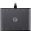 Док-станция USB Type C -> HDMI/VGA + USB Type A + CR + audio VCOM CU425M, вид сверху