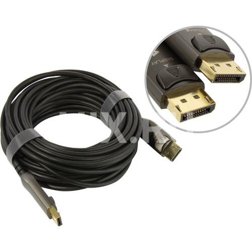 Оптический активный кабель DisplayPort -> DisplayPort VCOM D3751-10м 10 м.