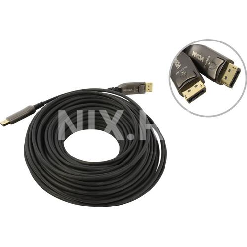 Оптический активный кабель DisplayPort -> DisplayPort VCOM D3751-30м 30 м.