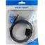Patch Cord удлинитель SSTP SSTP Vention ICBBF 1 метр кат. 7 Черный, вид упаковки
