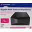 Сетевое хранилище на 1 диск Verbatim Gigabit NAS External Hard Drive 47591, вид дополнительный 1