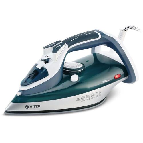 Утюг Vitek VT-8306 2400Вт белый/зеленый