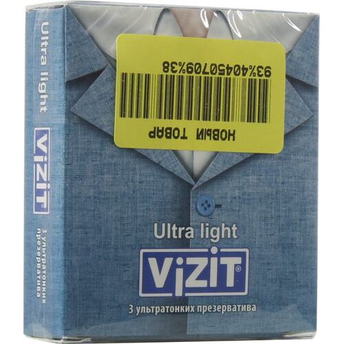 Презервативы VIZIT Ultra light 3 шт
