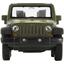 Масштабная модель Welly 42371C-CM Jeep Wrangler Rubicon Convertible Военная машина 1: 34-1: 39, вид спереди