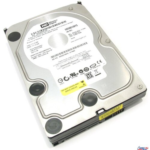 Жесткий диск 3.5" Western Digital 500 Гб RE2 (RAID edition) WD5001ABYS 500 Гб SATA-II