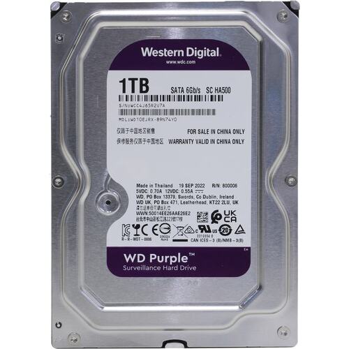 Жесткий диск 3.5" Western Digital Purple 1 Тб WD10EJRX SATA 6Gb/s (SATA-III)