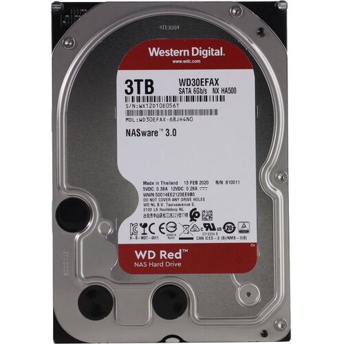 Жесткий диск 3.5" Western Digital Red 3 Тб WD30EFAX SATA 6Gb/s (SATA-III)