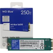 SSD Western Digital Blue SA510 <WDS250G3B0B> (250 , M.2, M.2 SATA, 3D TLC (Triple Level Cell))