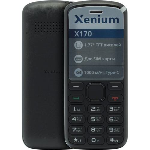 Телефон Xenium X170 Black