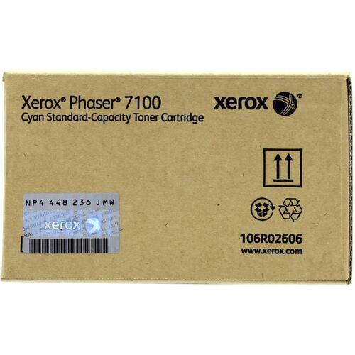 Картридж цветной (или контейнер с цветными чернилами) Xerox 106R02606 (голубой)