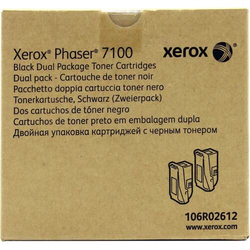 Картридж черный (или контейнер с черными чернилами) Xerox 106R02612 (двойной), 2 шт.