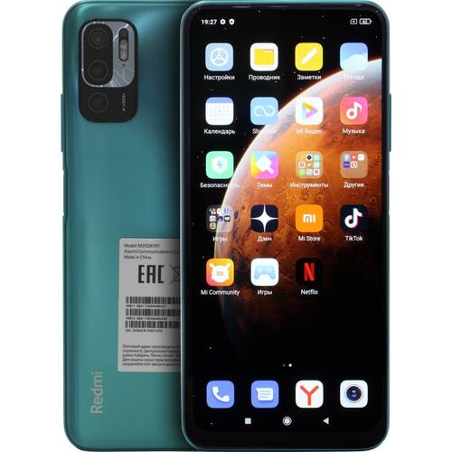 Смартфон Xiaomi Redmi Note 10T Aurora Green 128 Гб Dual nano SIM