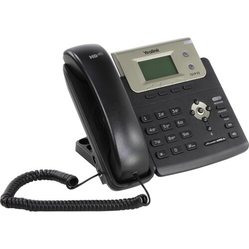 Телефон YEALINK SIP-T21P E2, 2 аккаунта, PoE, шт Черный