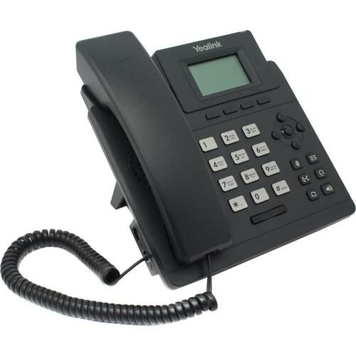 Телефон YEALINK SIP-T30P с блоком питания Черный