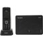 Беспроводной VoIP телефон Только DECT YEALINK W52P DECT (база+трубка), 5 SIP-аккаунтов, до 5 трубок на базу, 4 одновременных разговора, шт Серебристый, вид спереди