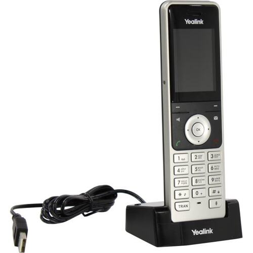 Дополнительная трубка Только DECT YEALINK W56H Серебристый