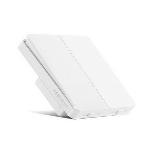 YDQS0620001WTEU Yeelight Безрамочный 2-ух кнопочный выключатель Slisaon Yeelight Flex Switch(two gang)