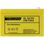 Аккумулятор для ИБП (батарея для UPS) YELLOW VL 12-7.5 12В 7.5 Ач, вид спереди
