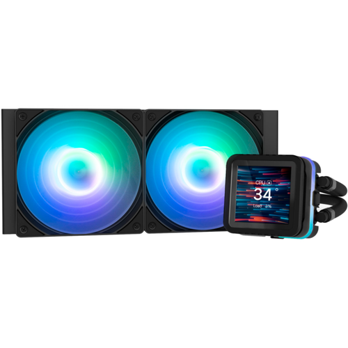Водяное охлаждение ZALMAN ALPHA2 DS A24 Black (ALPHA2 A24 DS BLACK)
