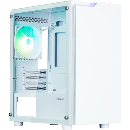 ZALMAN T4 PLUS, MATX, WHITE, WINDOW, 1 x Combo (3.5'' or 2.5''), 1x3.5'', 2x2.5", 1xUSB2.0, 2xUSB3.0, REAR 1x120mm ARGB