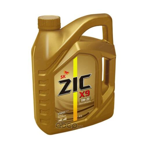 ZIC 162614 Масло моторное ZIC X9 5W30 синтетическое 4 л Масло моторное синтетическое