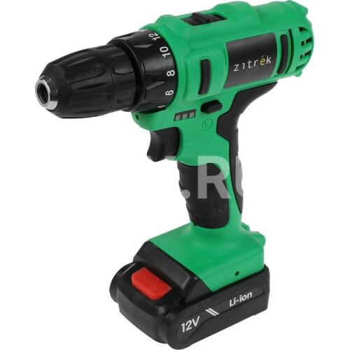 063-4074 Дрель-шуруповерт Zitrek Greenpower 12-Li аккум. патрон:быстрозажимной (кейс в комплекте) ()