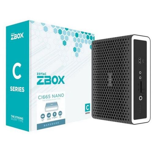 Платформа для мини ПК Zotac ZBOX CI665 nano (ZBOX-CI665NANO-BE) (ZBOX-CI665NANO-BE)