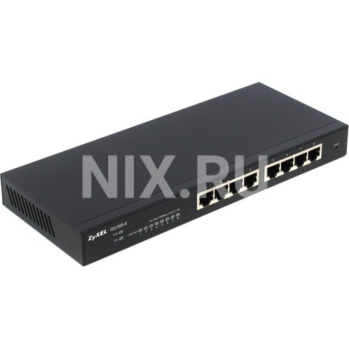 ZYXEL <GS1900-8> Управляемый коммутатор (8 x 1 Гбит/с)