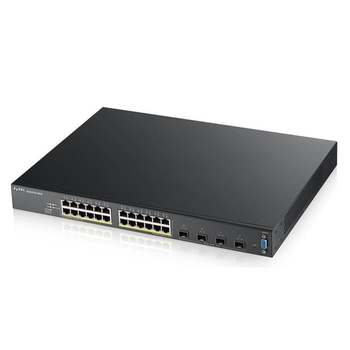 ZYXEL <XGS2210-28HP-EU0101F> Управляемый коммутатор (24 x 1 Гбит/с, 4 x SFP, 4 x SFP+, 24 порта IEEE 802.3at (PoE+))